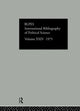 Book cover of: IBSS: Political Science: 1975 Volume 24. By: International Committee for Social Scien