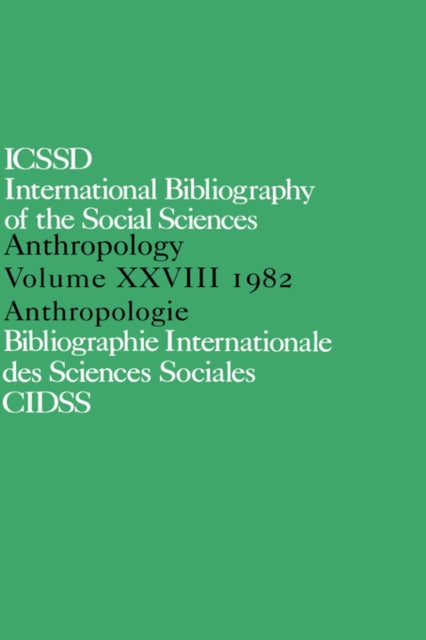 IBSS: Anthropology: 1982 Vol 28