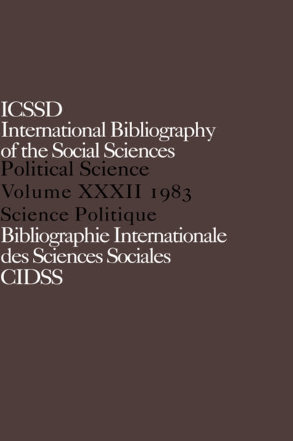 IBSS: Political Science: 1983 Volume 32