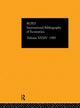 Book cover of: IBSS: Economics: 1985 Volume 34. By: International C