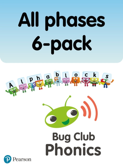 New Phonics Bug and Alphablocks All Phases 6-pack