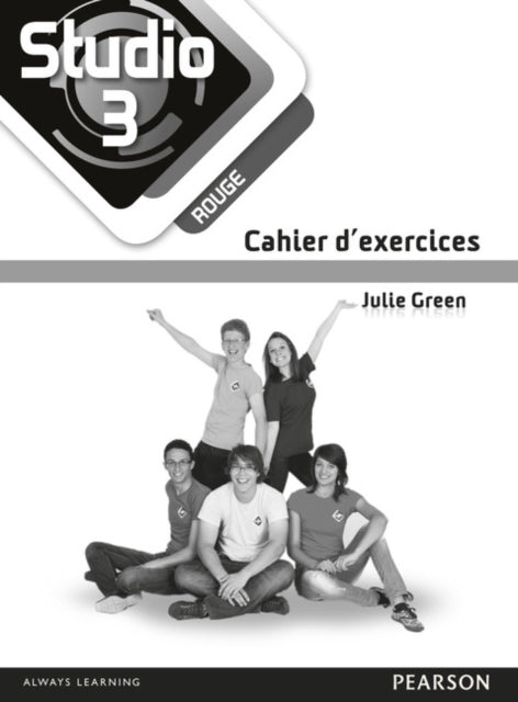 Book cover of: Studio 3 rouge Workbook for Pack (11-14 French). By: Julie Green