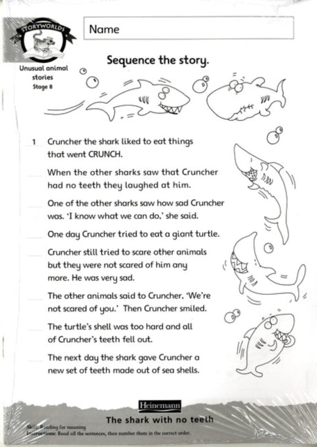 Book cover of: Storyworlds Stage 8, Animal World, Workbook (8 Pack)