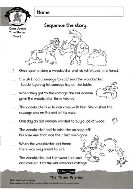 Book cover of: Literacy Edition Storyworlds Stage 8, Once Upon A Time World, Workbook. By: Diana Bentley