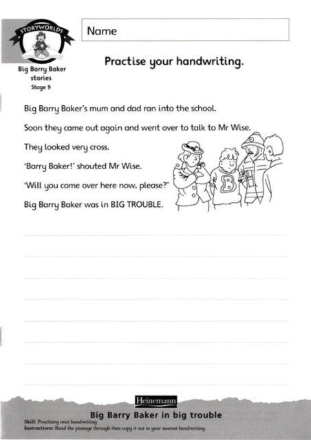 Book cover of: Literacy Edition Storyworlds Stage 9, Animal World, Workbook. By: Diana Bentley