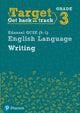 Book cover of: Target Grade 3 Writing Edexcel GCSE (9-1) English Language Workbook. By: Julie Hughes