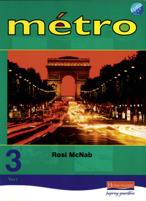Book cover of: Metro 3 Vert Pupil Book Euro Edition. By: Rosi McNab