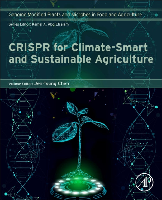 Book cover of: CRISPR for Climate-Smart and Sustainable Agriculture. By: Jen-Tsung Chen