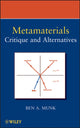 Book cover of: Metamaterials. By: Ben Munk