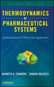 Book cover of: Thermodynamics of Pharmaceutical Systems. By: Kenneth A. Connors