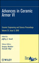 Book cover of: Advances in Ceramic Armor VI, Volume 31, Issue 5. By: Armor Ceramics Symposium (8th 2010 Daytona Beach, FL.)