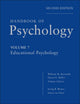 Book cover of: Handbook of Psychology, Educational Psychology. By: Weiner, Irving B.
