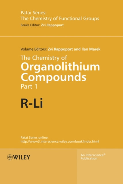 Book cover of: Chemistry of Organolithium Compounds, 2 Volume Set