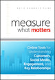 Book cover of: Measure What Matters. By: Katie Delahaye Paine