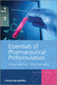 Book cover of: Essentials of Pharmaceutical Preformulation. By: Simon Gaisford