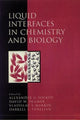 Book cover of: Liquid Interfaces in Chemistry and Biology