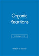 Book cover of: Organic Reactions, Volume 22. By: William G. Dauben
