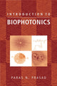 Book cover of: Introduction to Biophotonics. By: Paras N. Prasad