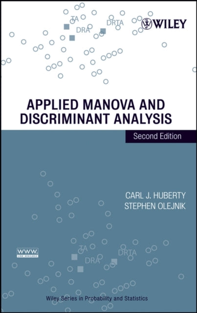 Book cover of: Applied MANOVA and Discriminant Analysis. By: Carl J. Huberty