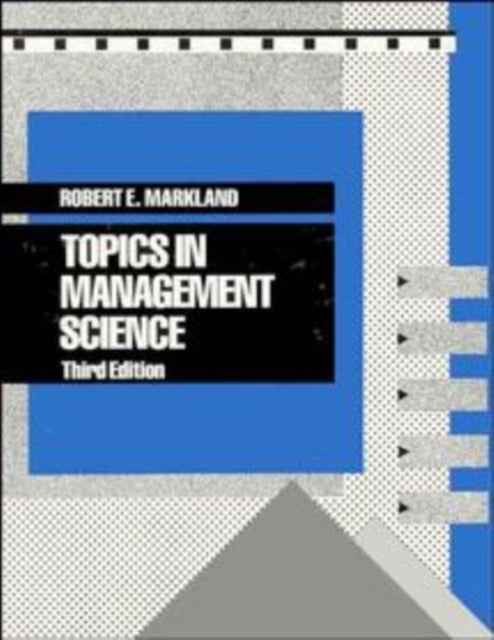 Book cover of: Topics in Management Science