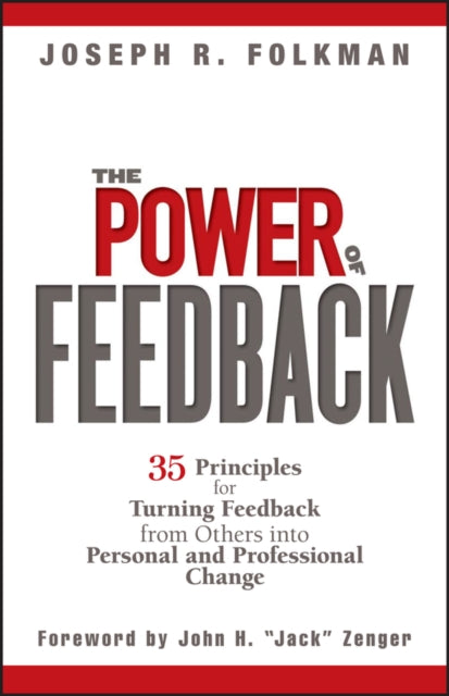 Book cover of: Power of Feedback. By: Joseph R. Folkman