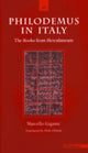 Book cover of: Philodemus in Italy. By: Marcello Gigante