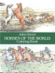 Book cover of: Horses of the World Colouring Book. By: John Green