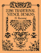 Book cover of: 2,286 Traditional Stencil Designs