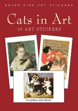 Cats in Art: 16 Art Stickers