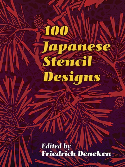 Book cover of: 100 Japanese Stencil Designs
