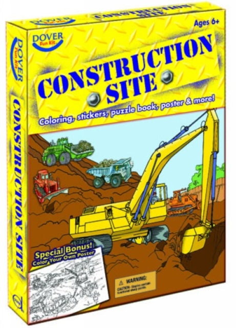 Book cover of: Construction Site Fun Kit. By: Dover