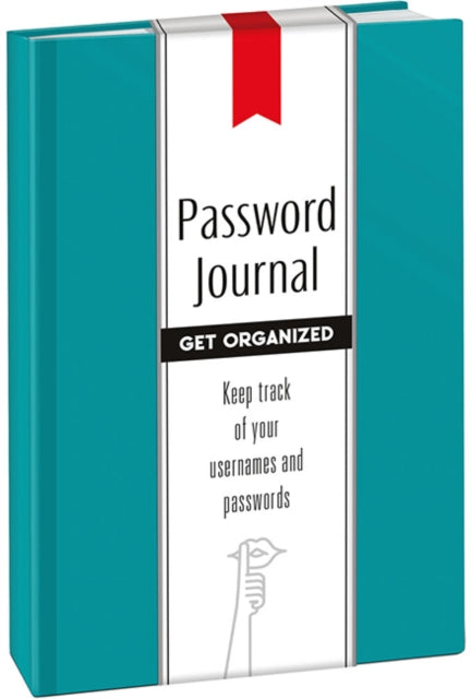 Book cover of: Password Journal: Caribbean Blue. By: Dover