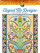 Book cover of: Creative Haven Elegant Tile Designs Coloring Book. By: Marty Noble