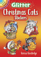 Book cover of: Glitter Christmas Cats Stickers. By: Teresa Goodridge