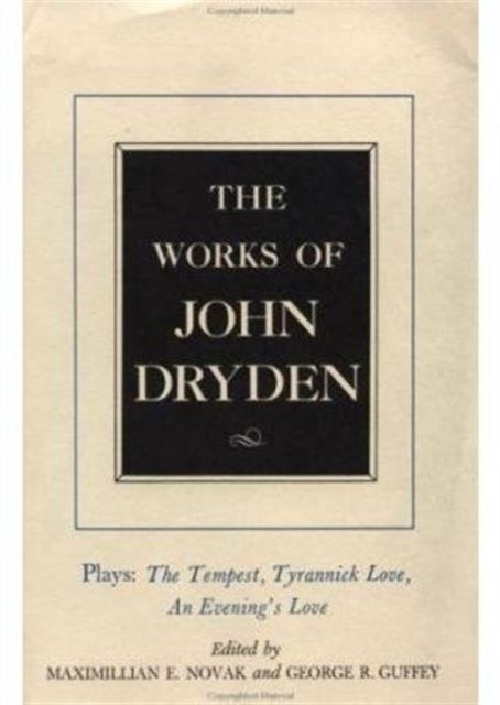 Book cover of: Works of John Dryden, Volume X. By: John Dryden