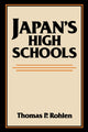 Book cover of: Japan's High Schools