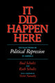 Book cover of: It Did Happen Here. By: Bud Schultz