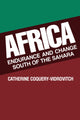 Book cover of: Africa. By: Catherine Coquery-Vidrovitch