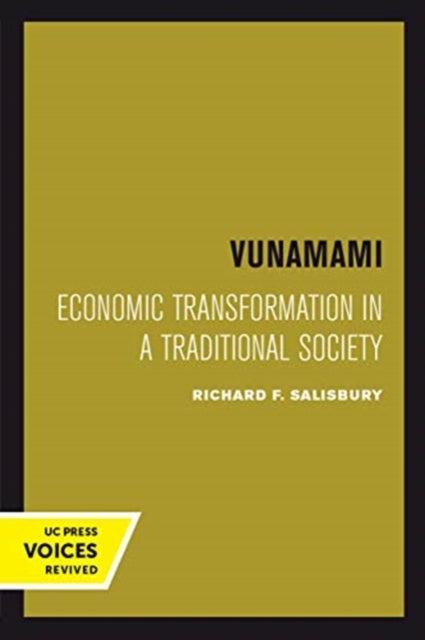 Book cover of: Vunamami. By: Richard F. Salisbury
