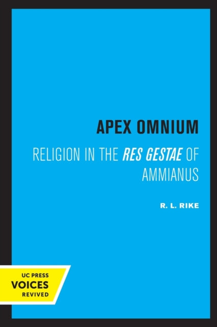 Book cover of: Apex Omnium. By: R. L. Rike
