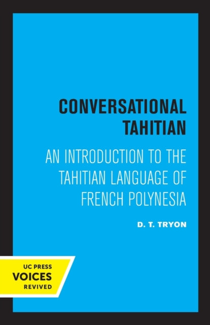 Book cover of: Conversational Tahitian. By: D. T. Tryon