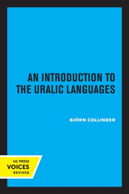 Book cover of: Introduction to the Uralic Languages. By: Bjö Collinder