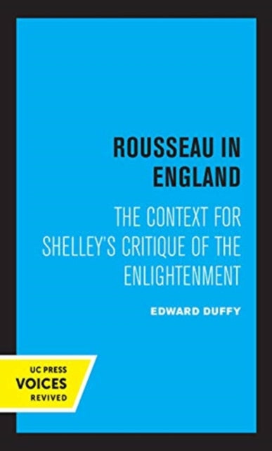 Book cover of: Rousseau in England. By: Edward Duffy