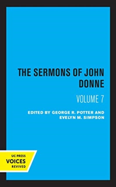 Book cover of: Sermons of John Donne, Volume VII. By: John Donne