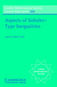 Book cover of: Aspects of Sobolev-Type Inequalities. By: Laurent Saloff-Coste