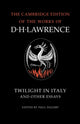 Book cover of: Twilight in Italy and Other Essays. By: D. H. Lawrence