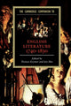 Book cover of: Cambridge Companion to English Literature, 1740–1830