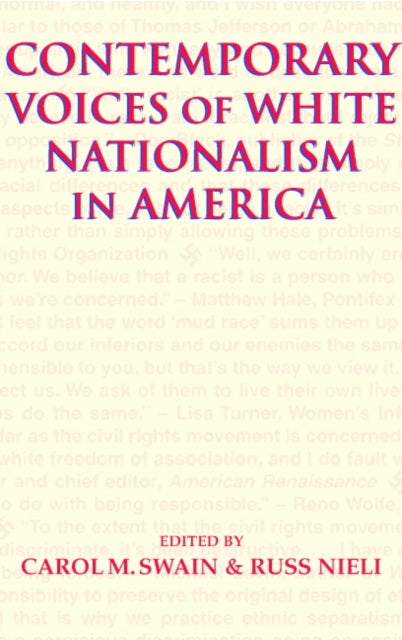 Book cover of: Contemporary Voices of White Nationalism in America