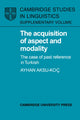 Book cover of: Acquisition of Aspect and Modality. By: Ayhan Aksu-Koç