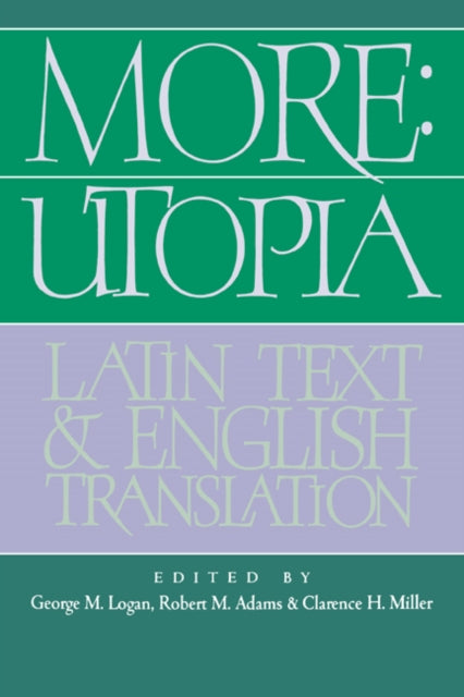 Book cover of: More: Utopia. By: Thomas More